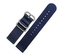 Risdany 18mm/20mm/22mm/26mm Width, Nylon Watch Strap, Canvas Universal Men'S Watch Strap, Replacement Accessory,22mm