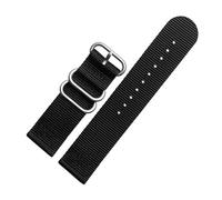 Risdany 18mm/20mm/22mm/26mm Width, Nylon Watch Strap, Canvas Universal Men'S Watch Strap, Replacement Accessory,26mm