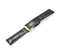 Risdany 19-22mm, Water-Resistant Leather Strap with a Secure Folding Clasp; Stylish and Casual Replacement Accessories Included.,20mm