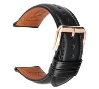 Risdany 20-24mm, Men's Soft Leather Strap with a Comfortable Pin Buckle, Casual Style, Suitable for Everyday Wear.,20mm