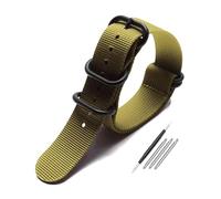 Risdany 20-26mm Wide Nylon Watch Strap, Stylish and Stylish, Perfect for Casual Sports Wear. Replacement Accessory.,22mm