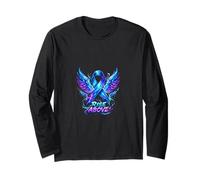 Rise Above Awareness Ribbon Wings Motivation Long Sleeve T-Shirt