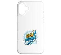 Rise Above Growth Mindset Motivation Design Case for iPhone 16 Plus