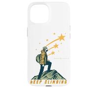 Rise Above Mountain Peak Silhouette Inspiration Case for iPhone 15