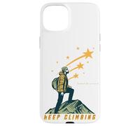 Rise Above Mountain Peak Silhouette Inspiration Case for iPhone 15 Plus