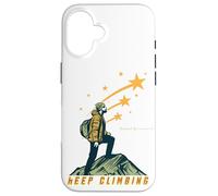Rise Above Mountain Peak Silhouette Inspiration Case for iPhone 16