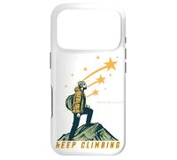 Rise Above Mountain Peak Silhouette Inspiration Case for iPhone 17 Pro