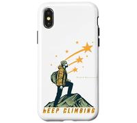 Rise Above Mountain Peak Silhouette Inspiration Case for iPhone X/XS