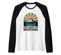 Rise Above The Mountains Raglan Baseball Tee