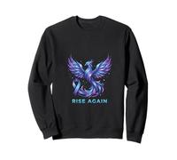 Rise Again Phoenix Ribbon Awareness Strength Design Sweatshirt