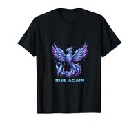 Rise Again Phoenix Ribbon Awareness Strength Design T-Shirt