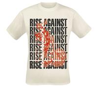 Rise Against Flame T-Shirt off white XL