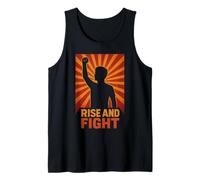 Rise and Fight Inspirational Empowerment Motivation Tank Top