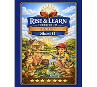 Rise and Learn Curriculum Unit 4 Short O Phonics First Grade Reading and Word Work Pages1-25: First Grade Phonics Worksheets, Centers, and CVC Word Practice (Rise & Learn Curriculum Early Grades)