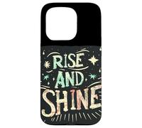 Rise and Shine Graphic Costume for a Bright Start Case for iPhone 15 Pro