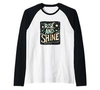 Rise and Shine Graphic Costume for a Bright Start Raglan Baseball Tee