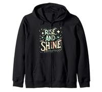 Rise and Shine Graphic Costume for a Bright Start Zip Hoodie
