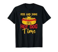 Rise and Shine It's Hotdog Time Hotdog Eating Contest Value Graphic T-Shirt