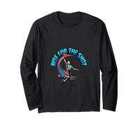Rise for the Shot Basketball Dunk Athlete Design Long Sleeve T-Shirt