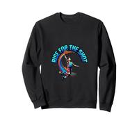 Rise for the Shot Basketball Dunk Athlete Design Sweatshirt