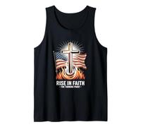 Rise in Faith The Turning Point Christian American Tank Top