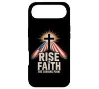 Rise In Faith The Turning Point Christian Patriotic Cross Case for iPhone Air