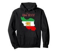 Rise IRAN, Reza Shah,Pahlavi, Freedom, Lion, King,Flag Pullover Hoodie