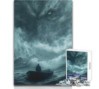 Rise Of The Kraken Puzzles for Adults 1000 Piece Brain Challenge Learning Game Thoughtful Surprise for Celebrations Size 38x52cm