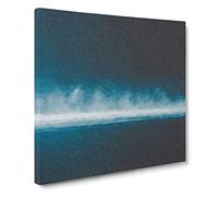 Rise of the Ocean Canvas Print | Gallery Wrapped 30mm Frame Wall Art | 14x14 inches | Ready to Hang | Coastal Seascape Picture | Living Room Bedroom Lounge Office