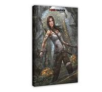 Rise Of The Tomb Raider Lara Croft Artwo Rk Poster Canvas Poster Wall Art Decor Print Picture Paintings for Living Room Bedroom Decoration Frame-style 08x12inch(20x30cm)