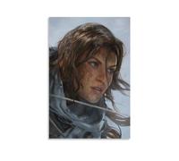 Rise of The Tomb Raider Tight Fitting T-Shirt Poster Decorative Painting Canvas Wall Art Living Room Poster Bedroom Painting Canvas Art Poster and Wall Art Picture Print Modern Family Room
