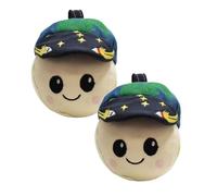 Rise Plush, Artemis II Rise Inspired Plush Toy, Moon Mascot Commemorative, Cute Moon Landing Plushie, Space Exploration Stuffed Doll, Soft Cuddly Cosmic Plushs for Space Fans (A-2 Pc)