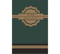 Rise & Reflect 365: Daily Reflection Journal with Protective Matte Hardcover: Undated 365-Day Lined Notebook for Mindfulness, Gratitude & Personal Growth