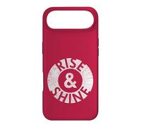 Rise & Shine - Circular Distressed Effect Red Case for iPhone Air