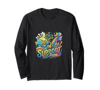 Rise Through Support Unity Growth Concept Long Sleeve T-Shirt