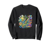 Rise Through Support Unity Growth Concept Sweatshirt