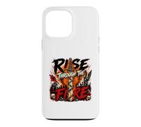Rise Through The Fire And Angel Skull heavymetal Music Case for iPhone 13 Pro Max