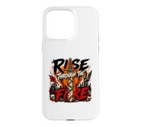 Rise Through The Fire And Angel Skull heavymetal Music Case for iPhone 15 Pro Max