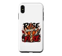 Rise Through The Fire And Angel Skull heavymetal Music Case for iPhone XS Max