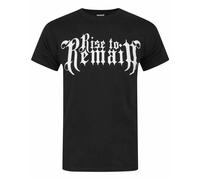 Rise To Remain Mens Black Band Logo Short Sleeved T-Shirt - Small