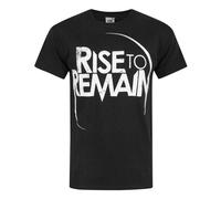 Rise To Remain Mens Black Band Logo Short Sleeved T-Shirt - X-Large
