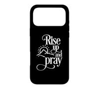 Rise Up And Pray Christian Bible Verse Case for iPhone 17 Pro Max