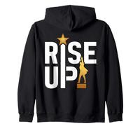 Rise Up Broadway Musical Theater Nerd Musical Theatre Geek Zip Hoodie