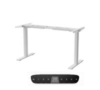 Rise Up Standing Desk Legs - Dual Motor Standing Desk Frame with Memory Electric Standing Desk Frame Height Adjustable Table Legs for Sit Stand Desk Base Electronic Rising Desk