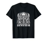 Rise with The Sun Egyptian Ra Horus Deity T-Shirt