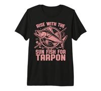 Rise with the Sun Fish for Tarpon Premium T-Shirt
