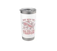 Rise with the Sun Fish for Tarpon Stainless Steel Insulated Tumbler