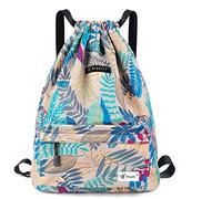 Risefit Drawstring Gym Bag Swim Bag School PE Kit Bags Waterproof Gym Backpack Beach Bags with Wide Straps Children Adults