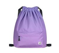 Risefit Water Resistant Drawstring Backpack, Gym Bag Beach Backpack Sackpack Sports Backpack for Men Women