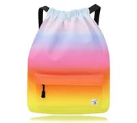 Risefit Waterproof Drawstring Bag, Gym Bag Sackpack Sports Backpack for Men Women